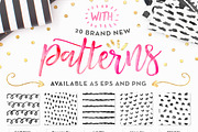 Mademoiselle Script Font + EXTRAS!, a Script Font by Pink Coffie (Thumbnail 10 of 12)