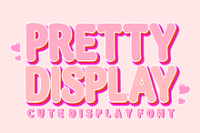 Pretty Display – Sweet & Cute Font