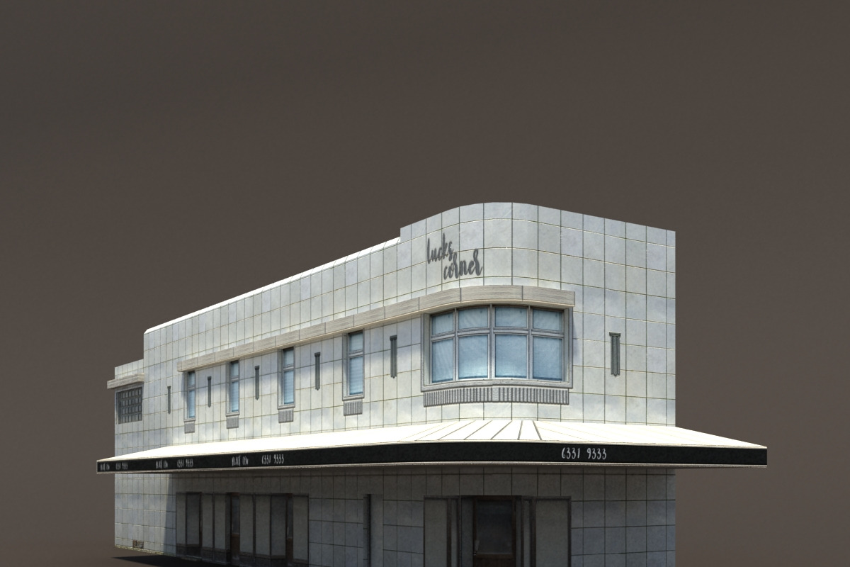 Dinner House 165 Low Poly, an Architecture 3D Model by Daniel Mikulik (Photo 7 of 12)