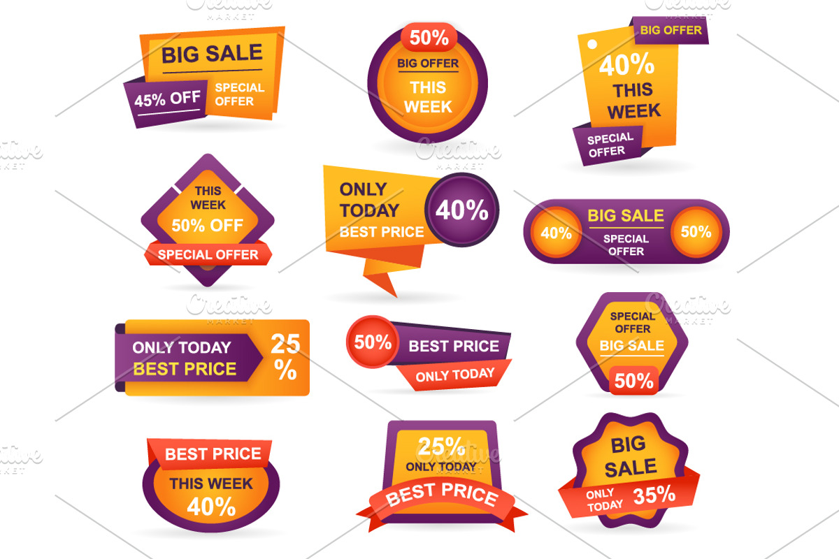 Retail Sale Tags, a Finance Illustration by alexdndz (Photo 6 of 11)