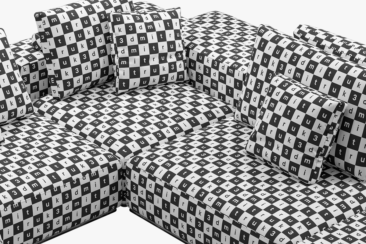 Poliform Westside Sofa set 3, a Furniture 3D Model by 3dmitruk (Photo 16 of 18)