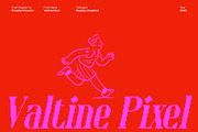 Valtine Pixel, a Serif Font by Craft Supply Co. (Thumbnail 1 of 8)