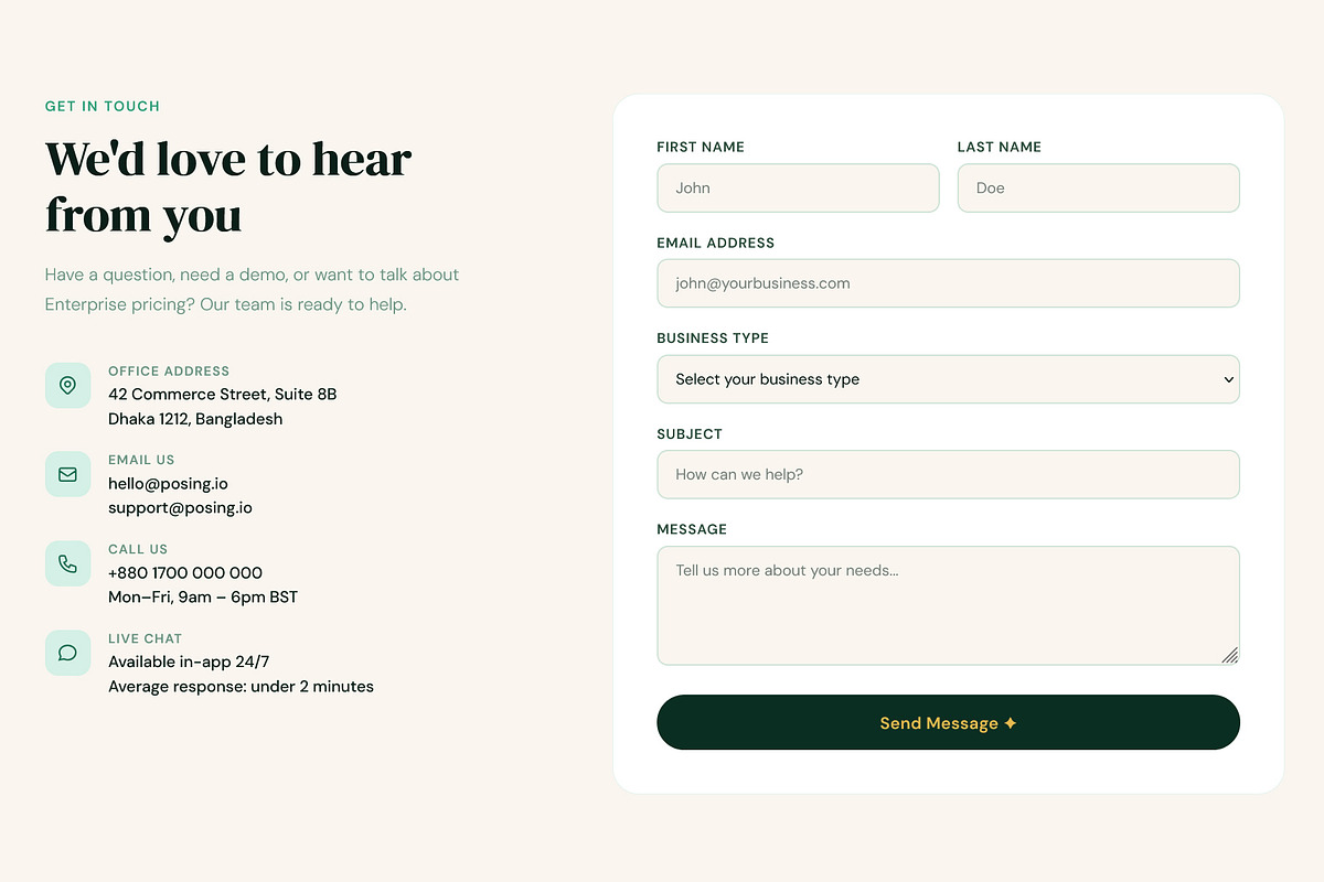 Posing - Smart POS Landing Template, a Landing Page Template by Helenshop (Photo 4 of 4)
