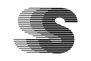 Letter S speed motion lines logo, a Branding & Logo Template by Leksono (Thumbnail 1 of 2)