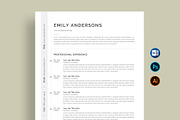 Resume, a Resume Template by paulresume (Thumbnail 1 of 5)