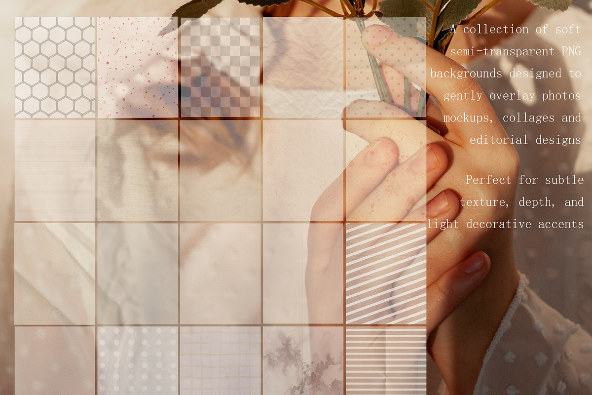 Soft Transparent Overlay TexturesPNG, a Texture Graphic by DreamoraArt (Photo 5 of 8)