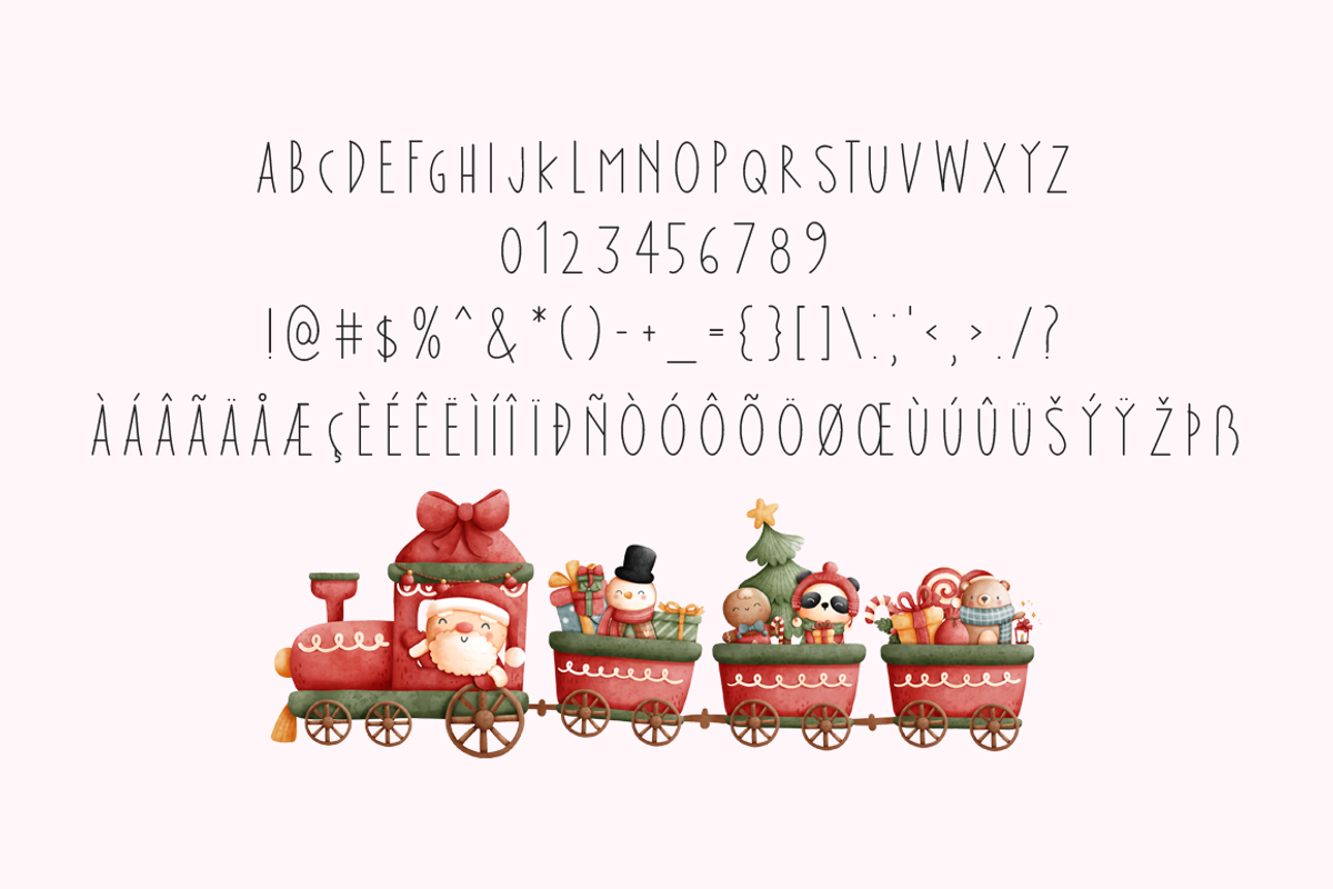 Leader Santa Typeface, a Script Font by Seemly Fonts (Photo 5 of 5)