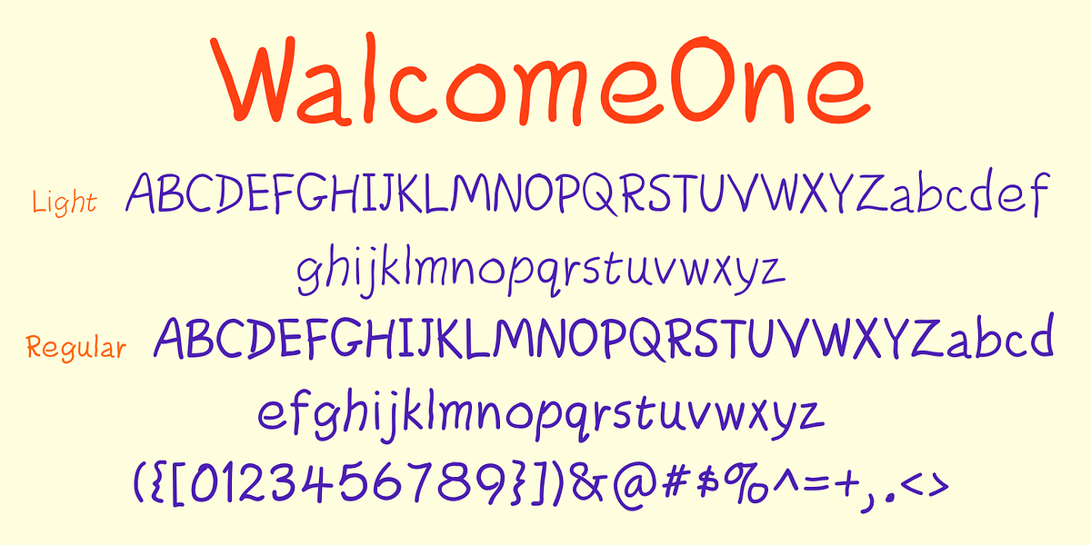 WalcomeOne, a Handwritten Font by Ingrimayne Type (Photo 6 of 8)