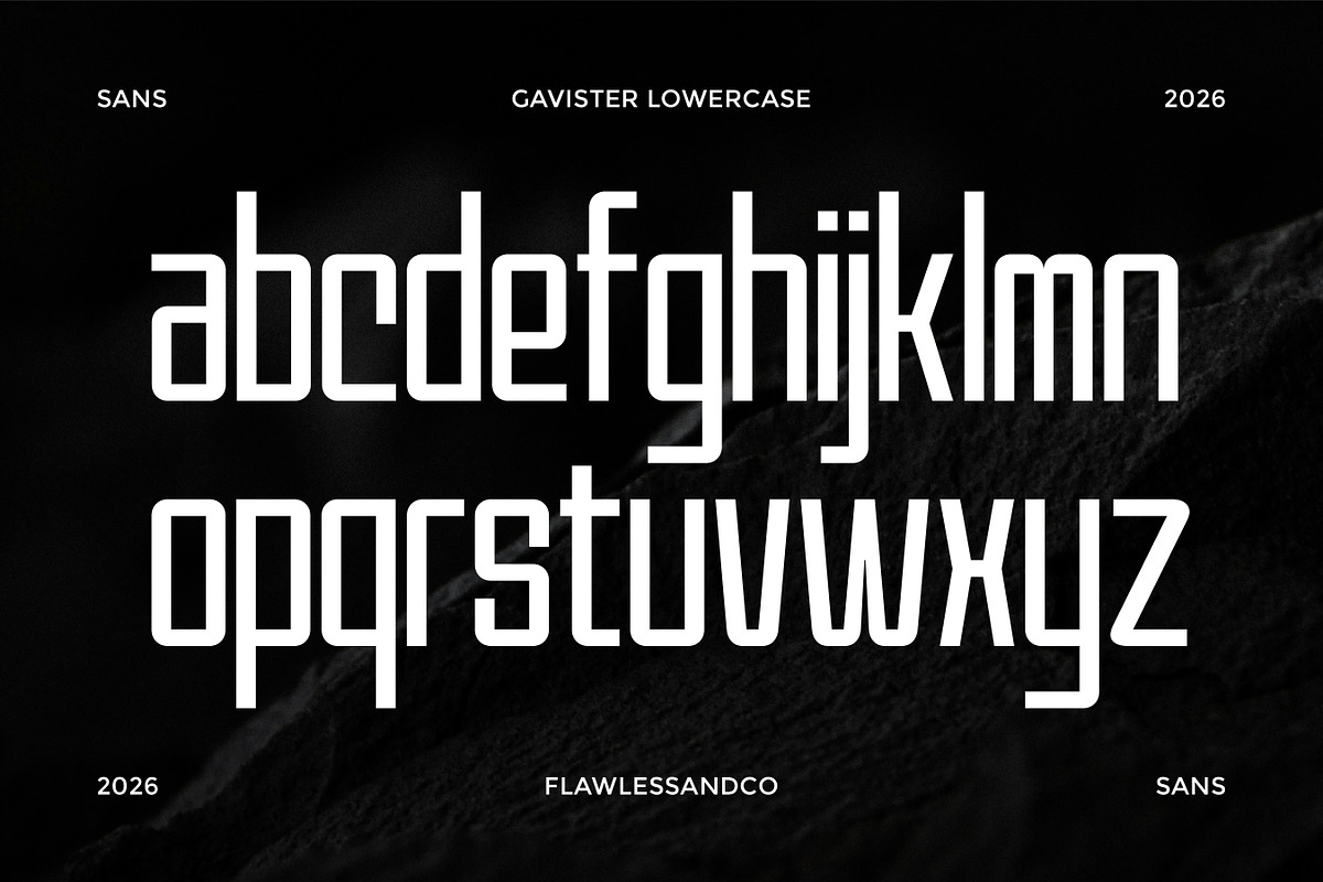 Gavister - Condensed Sans Serif, a Sans Serif Font by Flawless And Co (Photo 8 of 10)