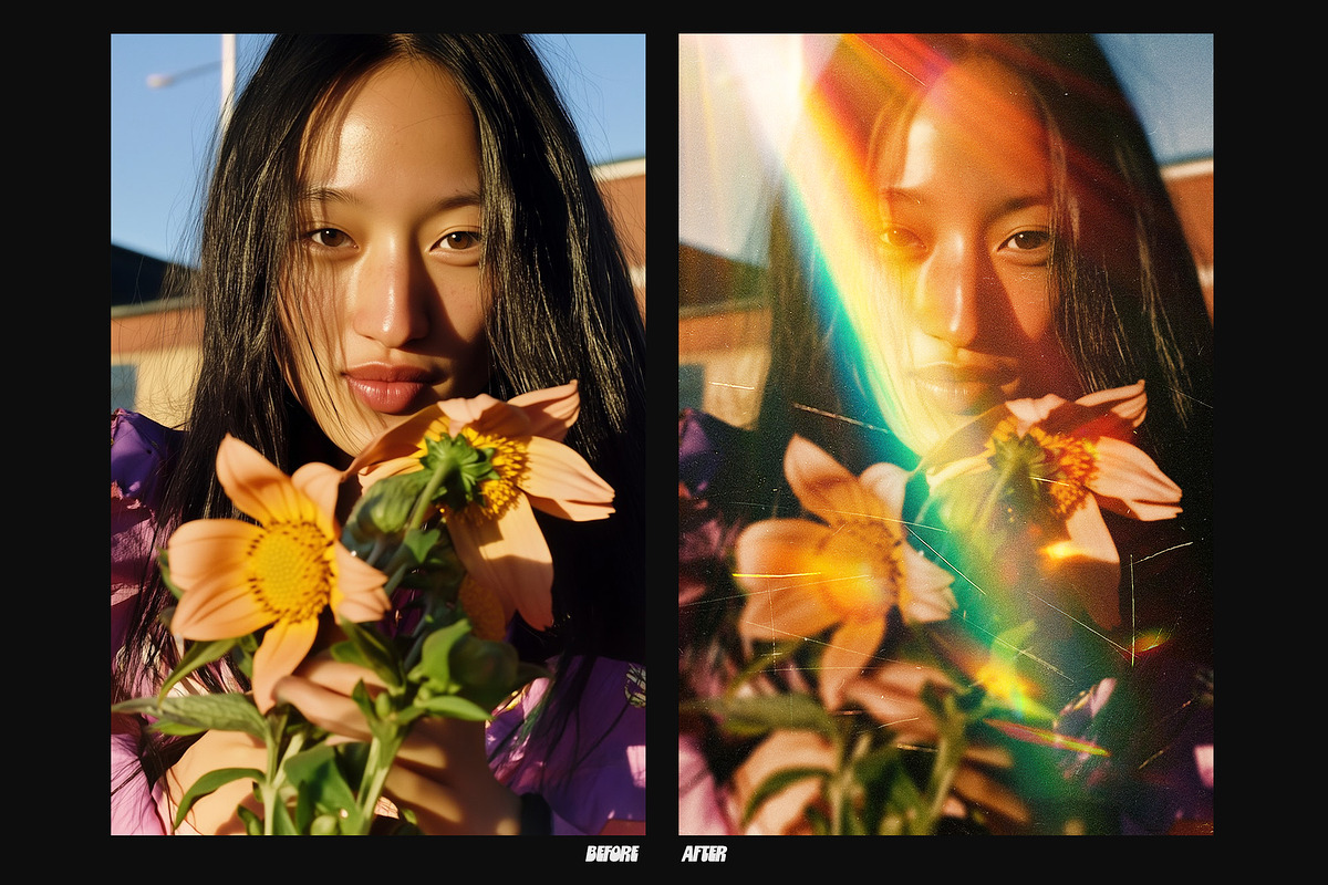 Prismatic Rainbow Flare Photo Effect, a Layer Style Add-On by smishura (Photo 2 of 5)