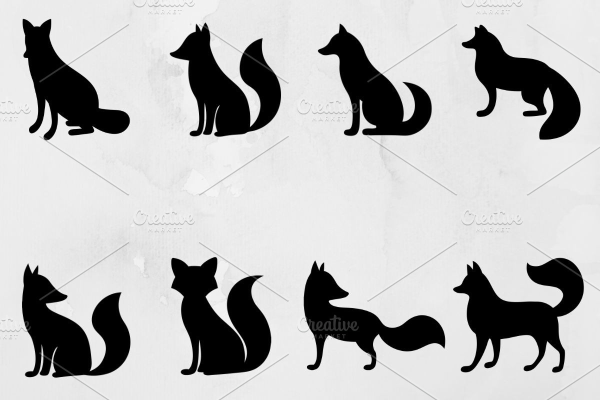 Fox Silhouette SVG, an Animal Illustration by newminddesign (Photo 1 of 3)