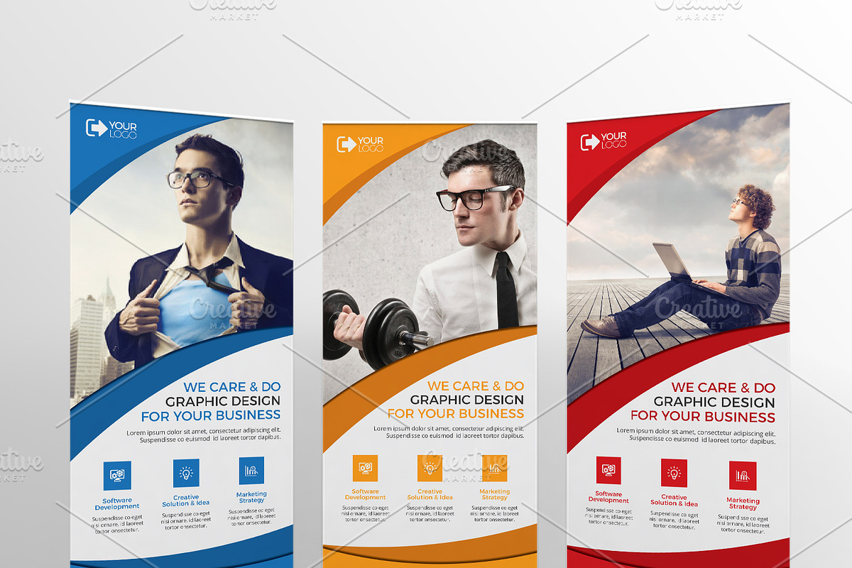 Roll-Up Banner, a Flyer Template by Cristal Pioneer (Photo 1 of 4)