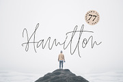 HAMILTON SIGNATURE font, a Handwritten Font by supfonts (Thumbnail 1 of 9)