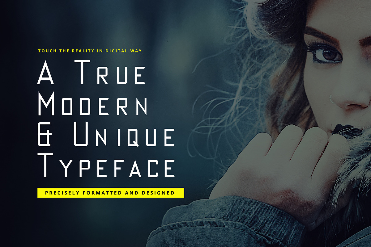 AV-CORNER Tall Display Font preview 2
