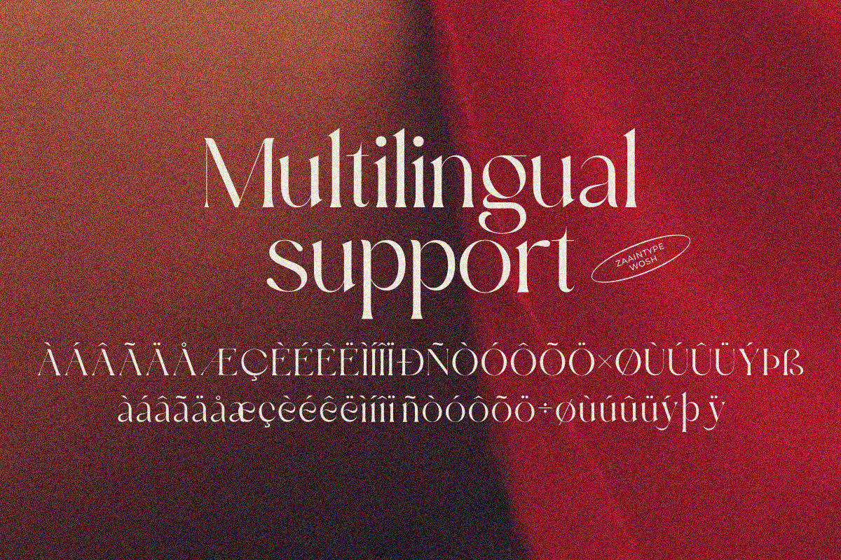Wosh, a Serif Font by zaaintype (Photo 11 of 12)