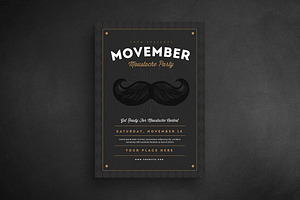 Movember Event Flyer