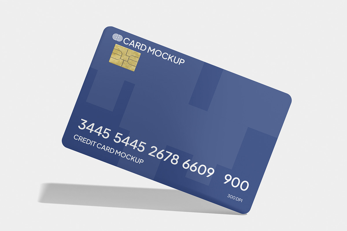 Realistic Credit Card Mockup, an Advertising Mockup by Unerispace (Photo 3 of 5)