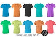 Women's T-Shirt Mockup Templates, a Shirt Mockup by TheVectorLab (Thumbnail 4 of 4)