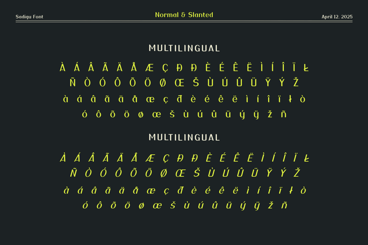 Sadigu, a Sans Serif Font by twinstd (Photo 12 of 13)