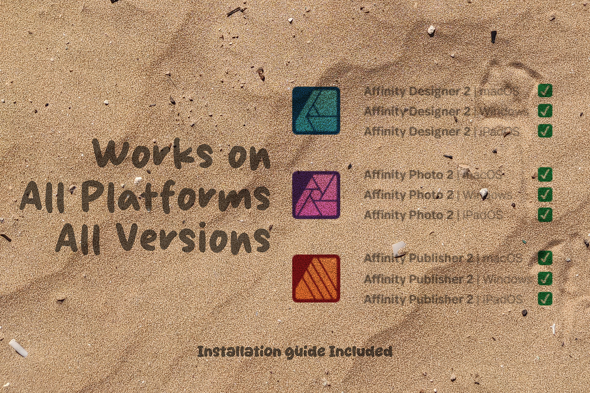 Dirty Sand Assets for Affinity Suite, a Brushes & More by Affinity Noise (Photo 2 of 5)