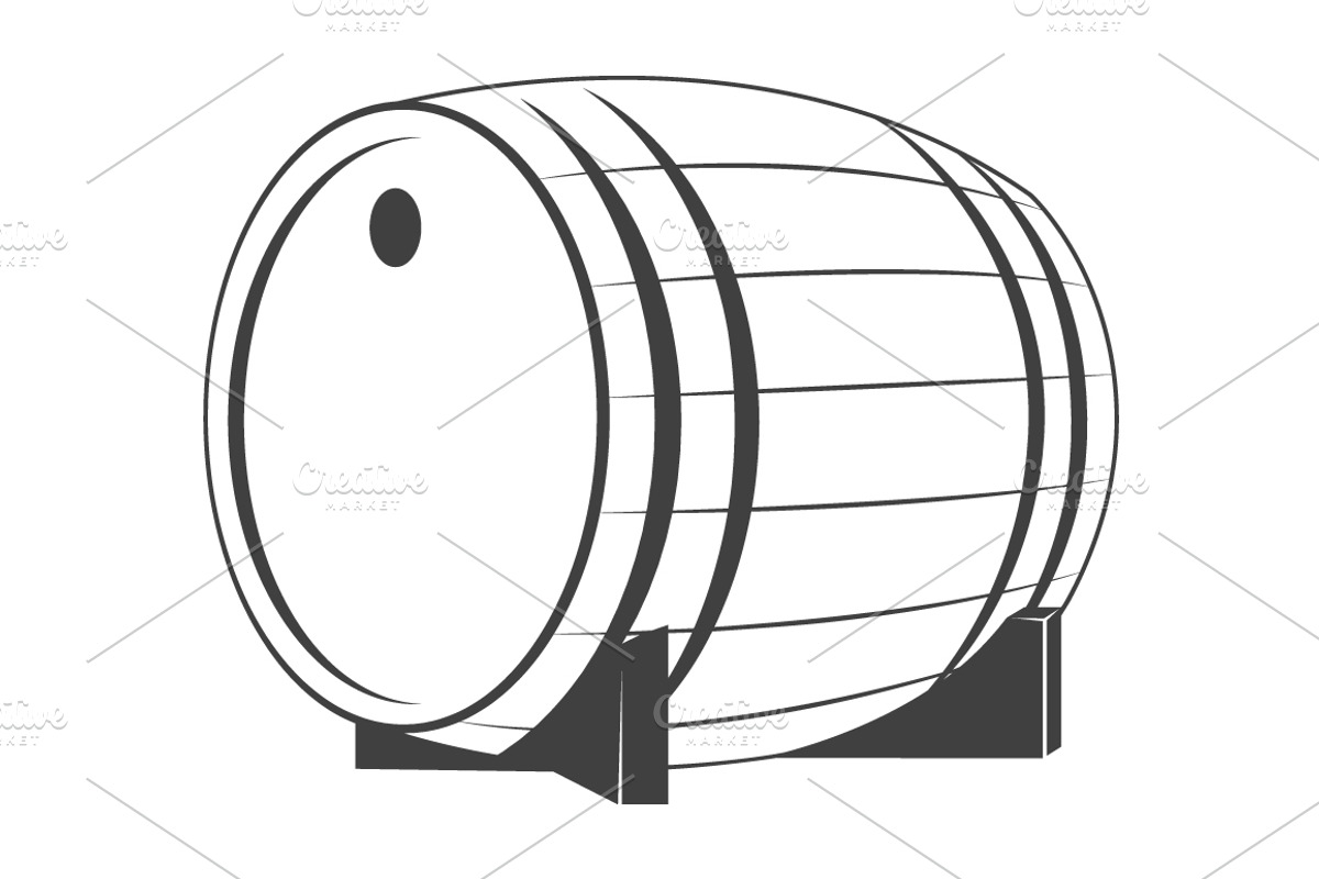 Wine Set. Monochrome Icons, Elements, a Food Illustration by Gomolach (Photo 12 of 13)