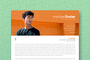 Modern Resume / CV Template, a Resume Template by The Path (Thumbnail 5 of 5)