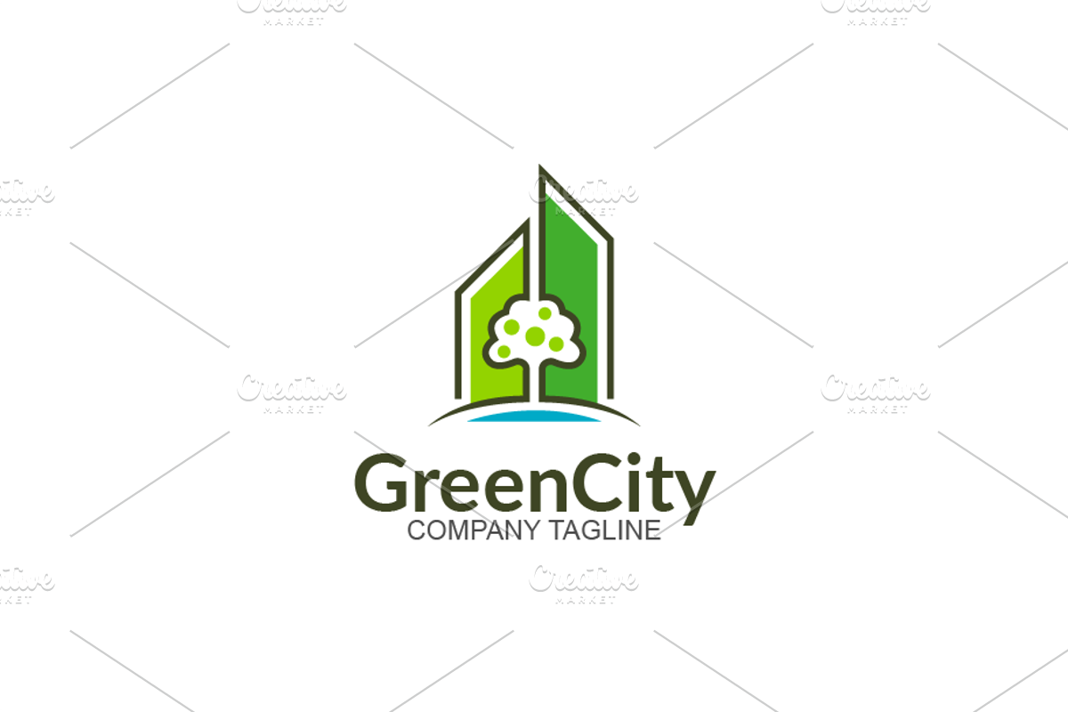 Green City - Logo Template, a Branding & Logo Template by Twelve.std (Photo 2 of 3)