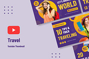 Travel Youtube Thumbnail, a Social Media Template by Formatika Studio (Thumbnail 1 of 3)