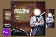 Good Friday Service Flyer Template, a Social Media Template by Mishek Munene (Thumbnail 2 of 4)