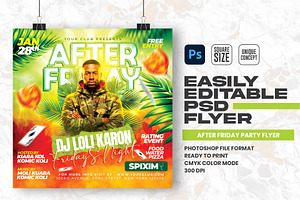 After Friday Flyer Design Template, a Flyer Template by Shajib Shikder