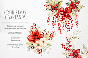 Christmas Garlands PNG Overlays, an Object Graphic by PixelJungle (Thumbnail 2 of 4)