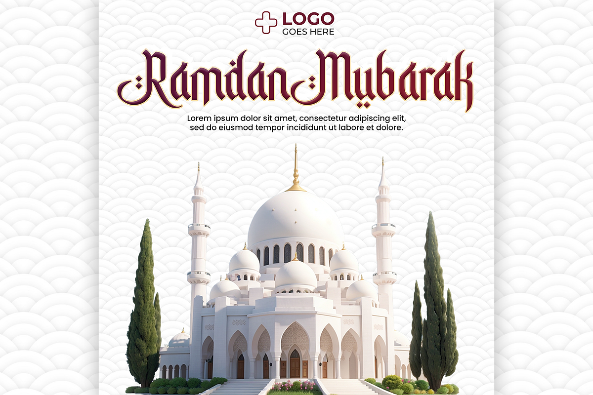 Ramadan Mubarak posts, a Social Media Template by AyyazMomin (Photo 5 of 7)