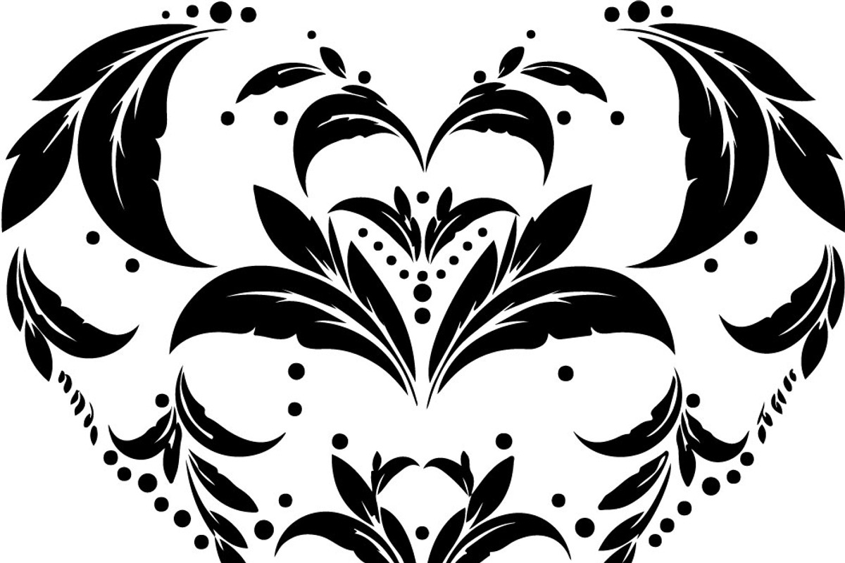 Decorative Heart Silhouette Bundle, an Illustration by Designs_River (Photo 26 of 45)