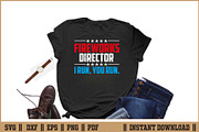 Fireworks Director I Run You Run SVG, an Illustration by Handy Arts Studio (Thumbnail 2 of 3)