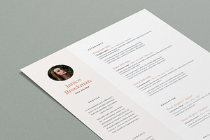 Janice CV / Resume Template