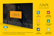 Junix Keynote Presentation Template, a Presentation Template by UniqueStudio (Thumbnail 1 of 13)
