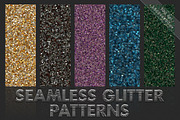Glitter patterns. Seamless textures, a Pattern Graphic by SunArt (Thumbnail 1 of 2)