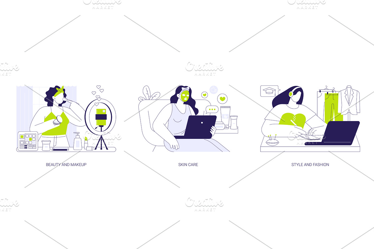 Beauty workshops isolated cartoon, an Education Illustration by Visual Generation
