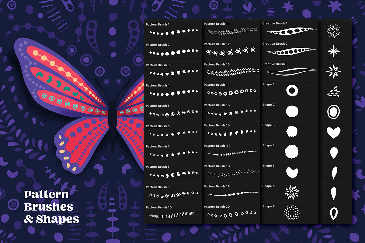 Butterfly Creator for Procreate, a Brush Add-On by Pencil Twist (Photo 5 of 10)