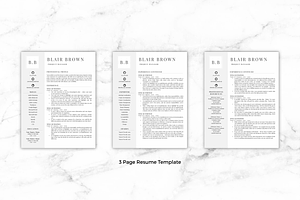 Resume Template - Blair