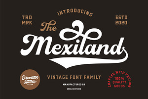 Mexiland - Vintage Font Duo