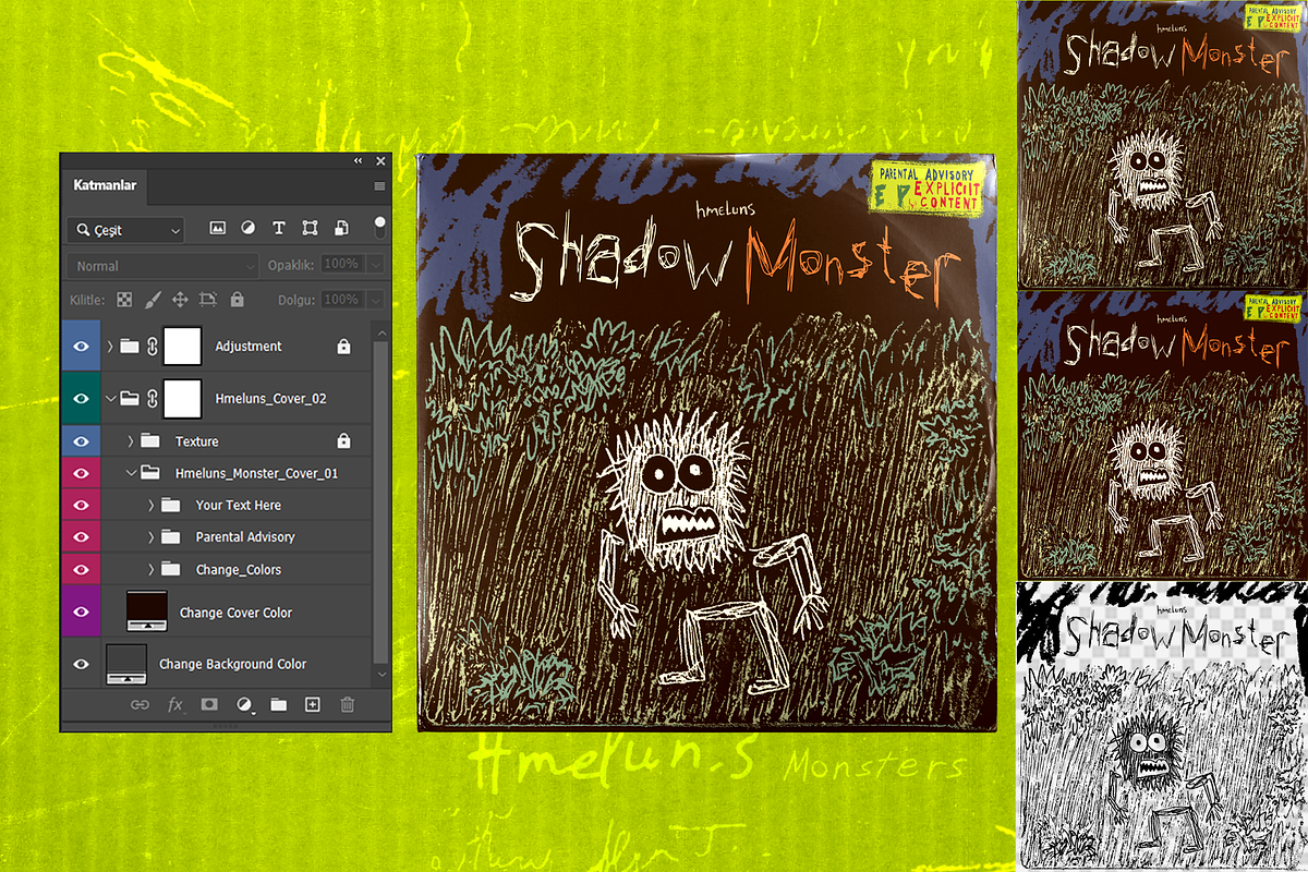 Hand-Drawn Monsters, a Graphic by HꟽƎ⅃UИƧ (Photo 5 of 6)