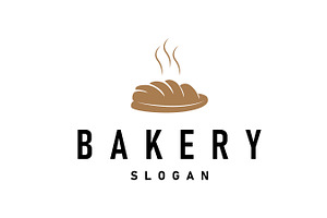 Bread Logo, Old Retro Vintage Style, a Branding & Logo Template by Maylianaw28