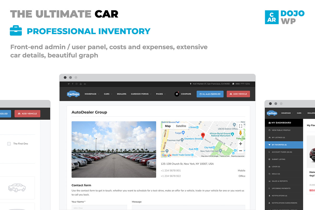 CarDojo - Automotive WordPress Theme, a WordPress Template by FantasyThemes (Photo 3 of 5)