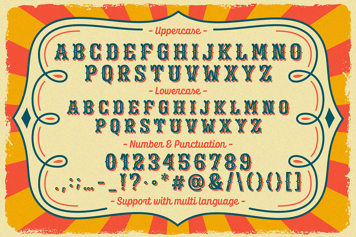 Boggle Royale, a Font by Abbasy Studio (Photo 2 of 6)