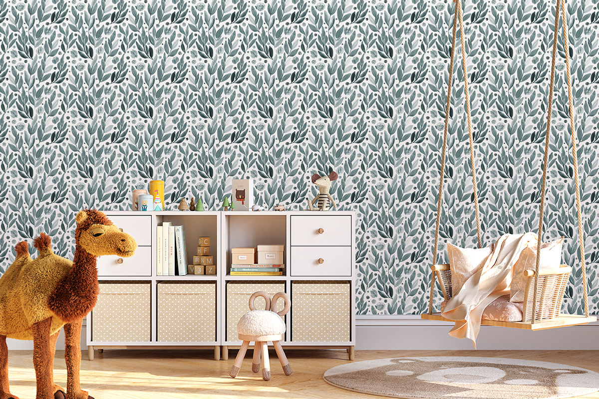 Pastel grey green, a Pattern Graphic by Anya-D (Photo 9 of 9)