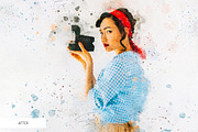 Photoshop Actions - Watercolor Paint, an Action Add-On by FixThePhoto (Thumbnail 16 of 32)
