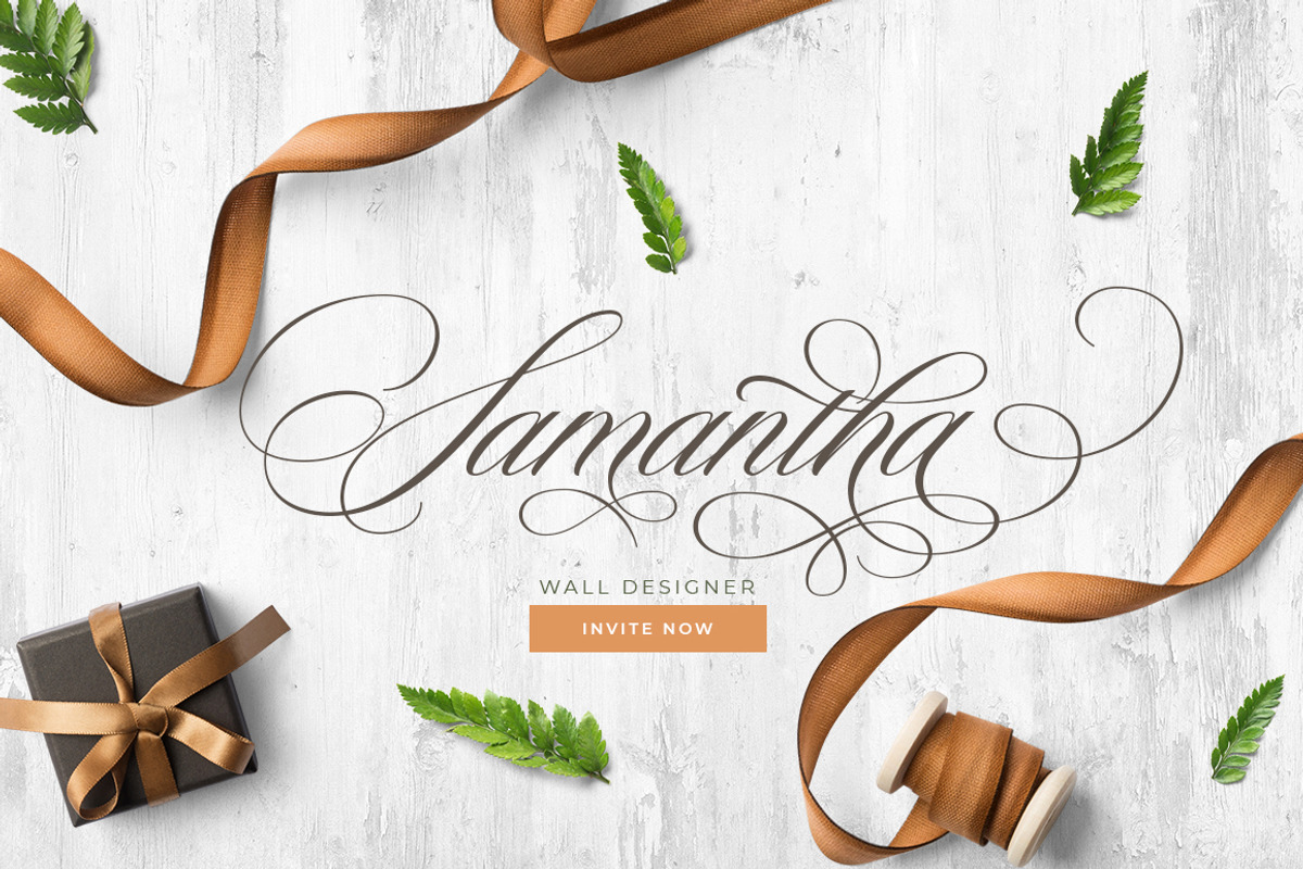 Aisha Lovely, a Script Font by Matra Creative (Photo 3 of 12)