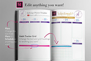Weekly Calendar | InDesign Template, a Stationery Template by Planner Templates (Thumbnail 13 of 23)