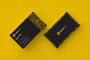 Ornament, Floral, Spa Business Card, a Business Card Template by GraphicPick (Thumbnail 1 of 2)